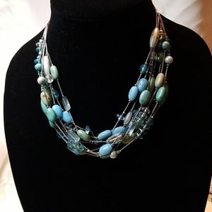 8 layered necklace